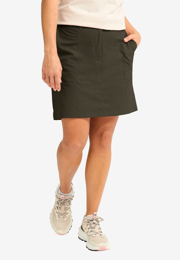 Jack Wolfskin Desert Skort Damen Hosenrock grün