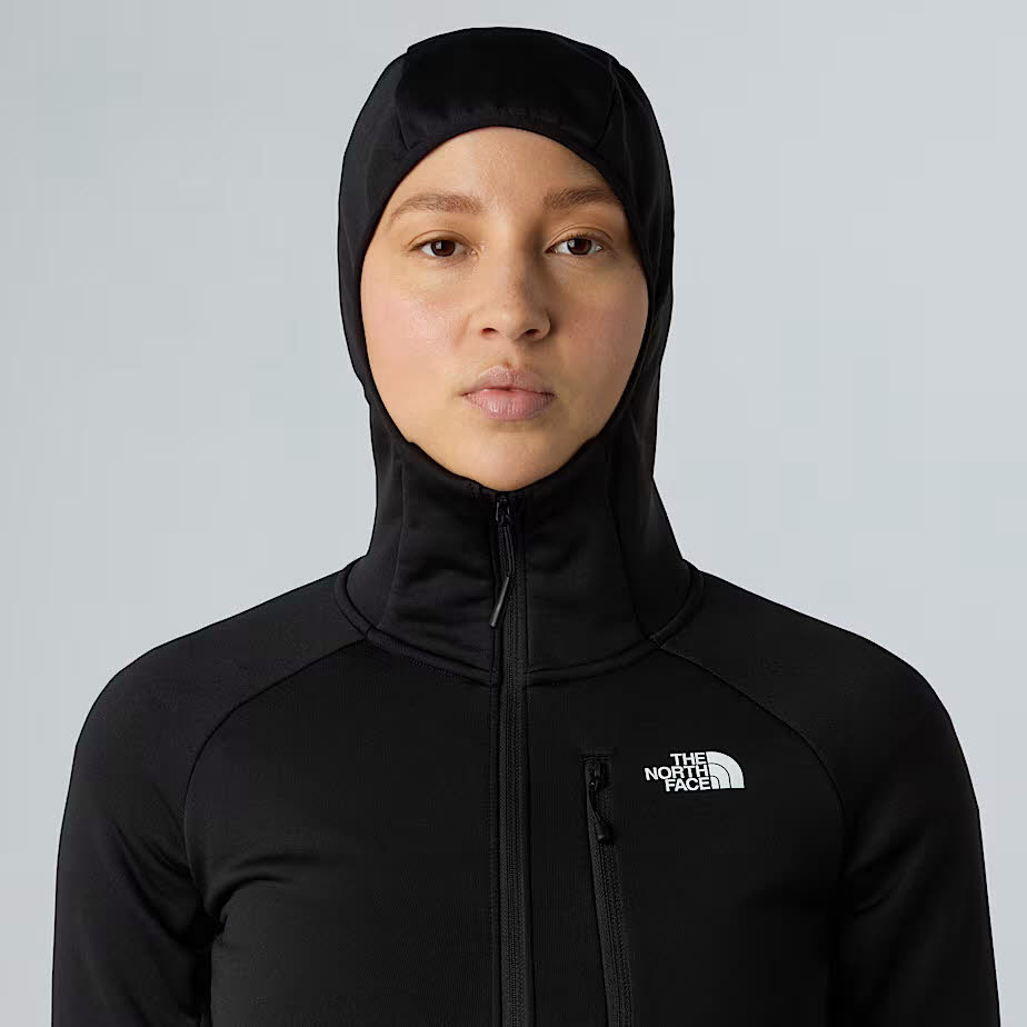 The North Face Meteora Fleece Damen Fleecejacke mit Kapuze schwarz Bild 7 The North Face Meteora Fleece Damen Fleecejacke mit Kapuze schwarz