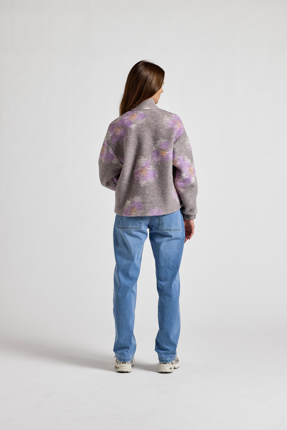 Maloja MonduliM Damen Fleecejacke Stickjacke lila