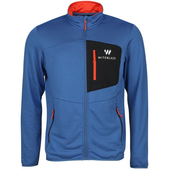 Witeblaze Maipo Herren Fleecejacke Stretchfleece Jacke blau