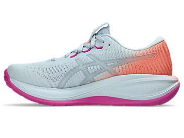 ASICS GEL-CUMULUS 28 Damen Laufschuhe Sky/Sun Coral
