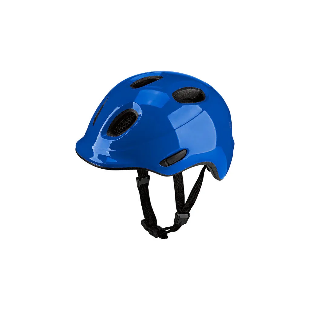 KED MEGGY SPARK Kinder Radhelm Fahrradhelm blue glossy