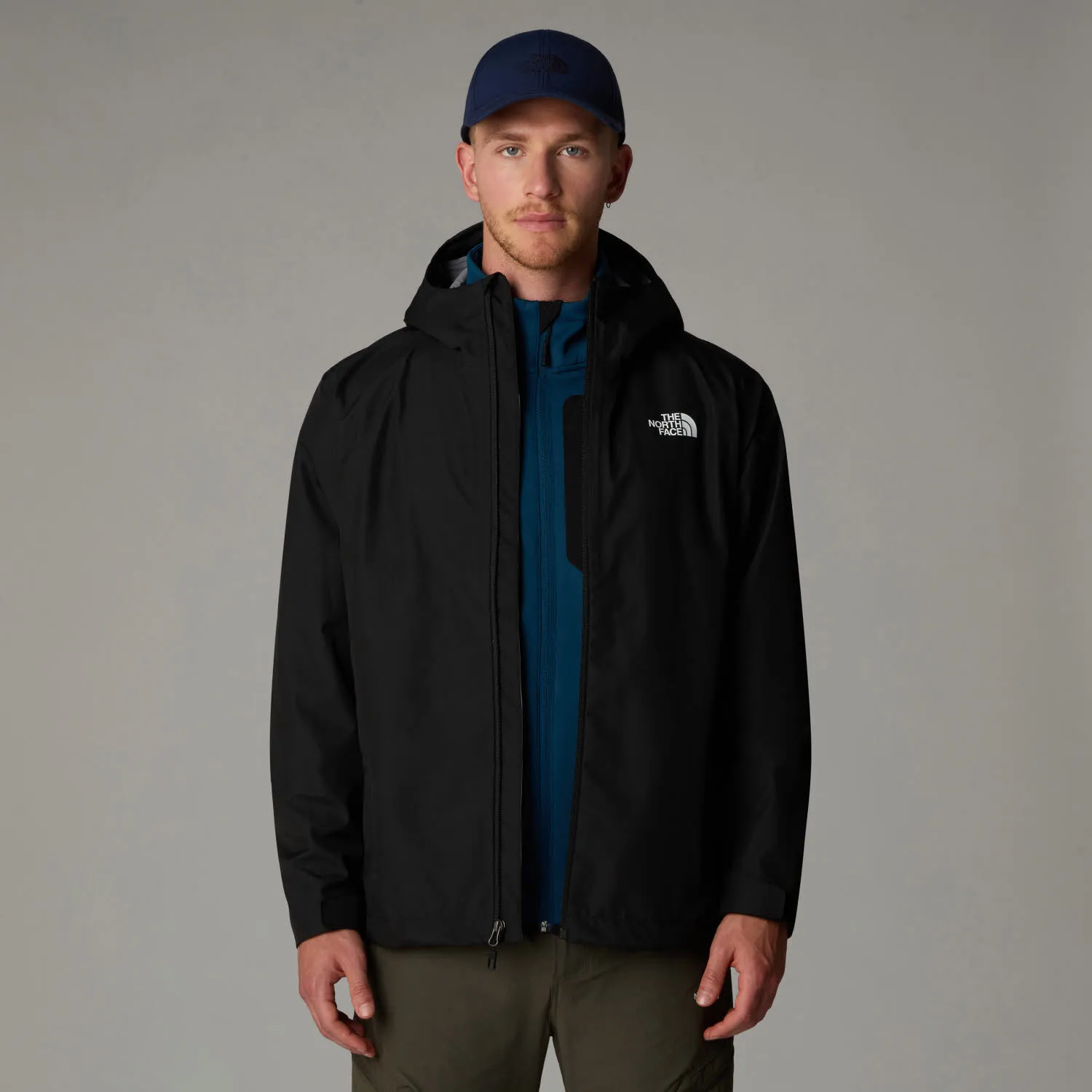 The North Face WHITON 3L JKT Herren Regenjacke Wanderjacke schwarz