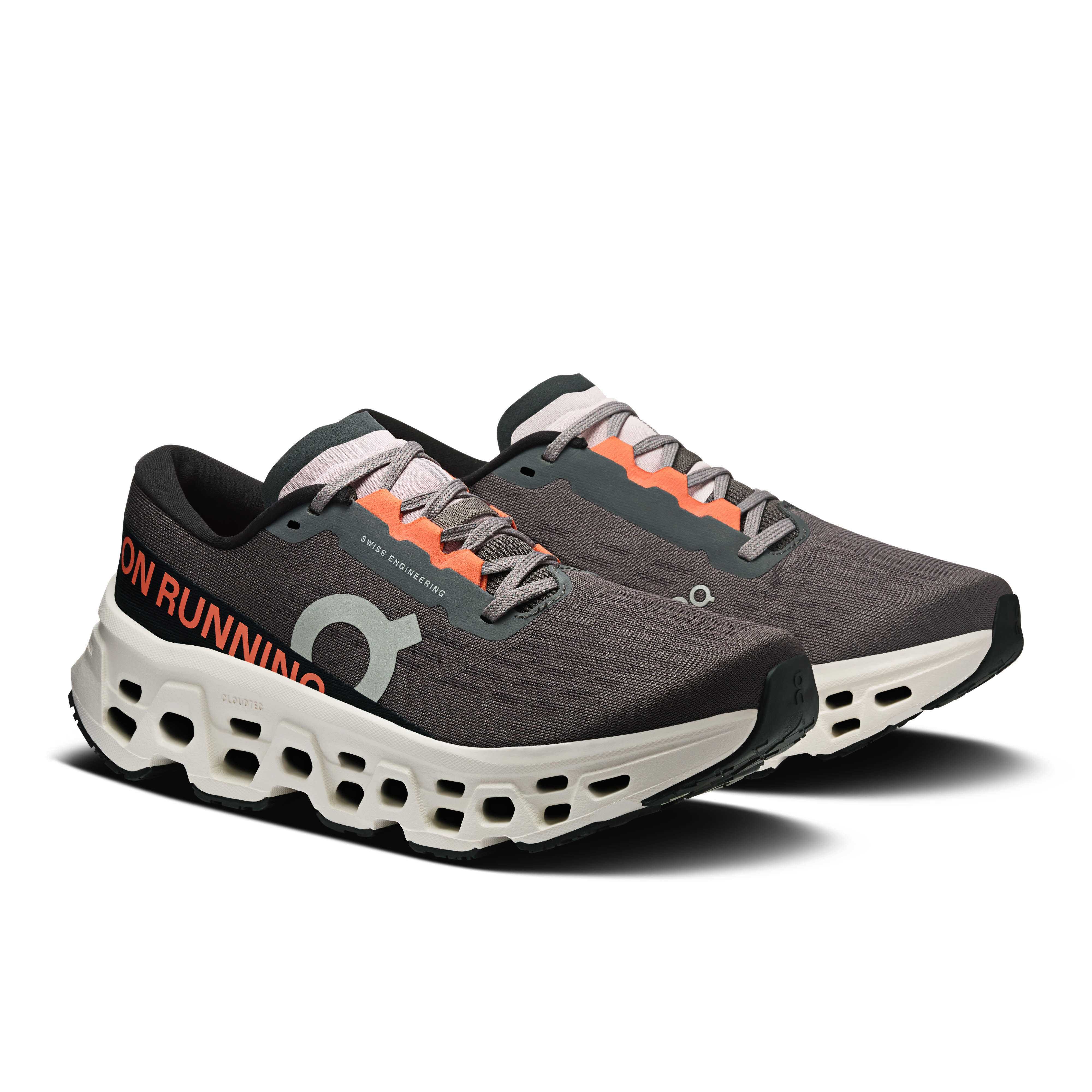 ON Cloudmonster 3 Damen Laufschuhe Joggingschuhe grau orange