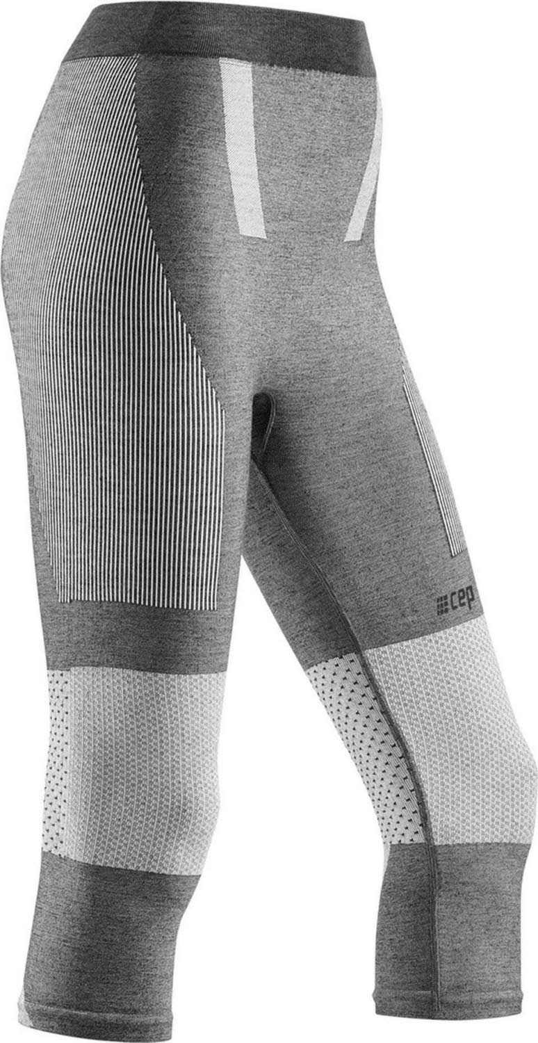 cep ski touring 3/4 base tights Damen Skiunterhose blau