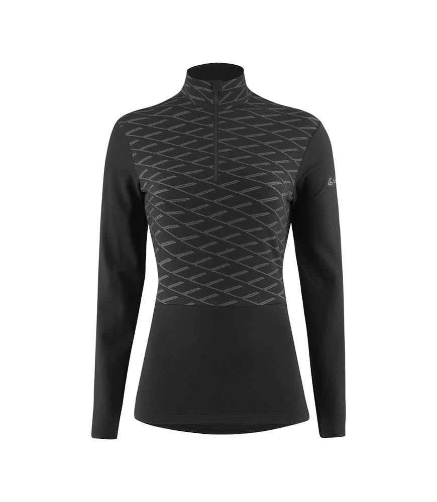 Löffler MIDLAYER HYWA TRANSTEX Damen Skirolli Midlayer schwarz