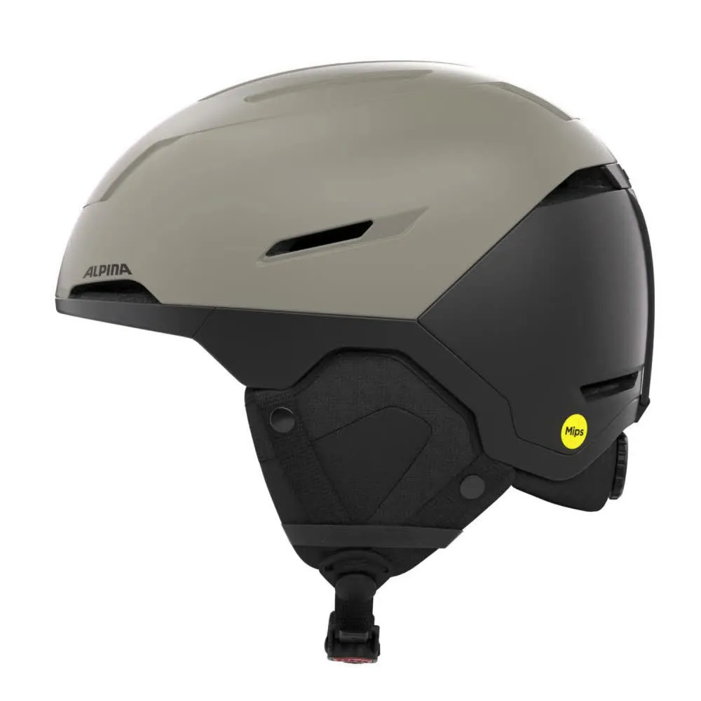 Alpina VERSATILE MIPS Unisex Skihelm Snowboardhelm moon grey matt