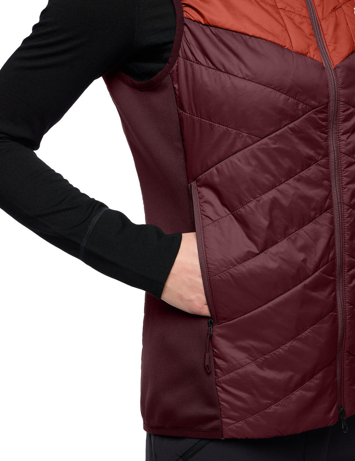 Vaude Sesvenna Loftweste Damen rot