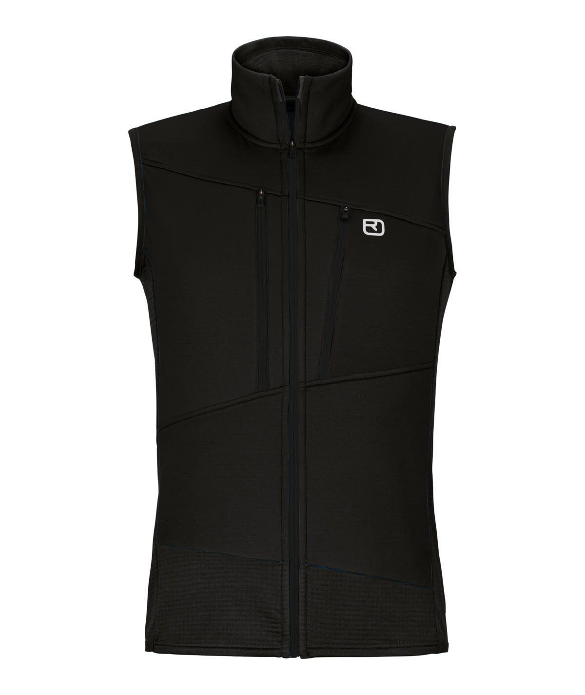 Ortovox Fleece Grid Herren Fleeceweste schwarz