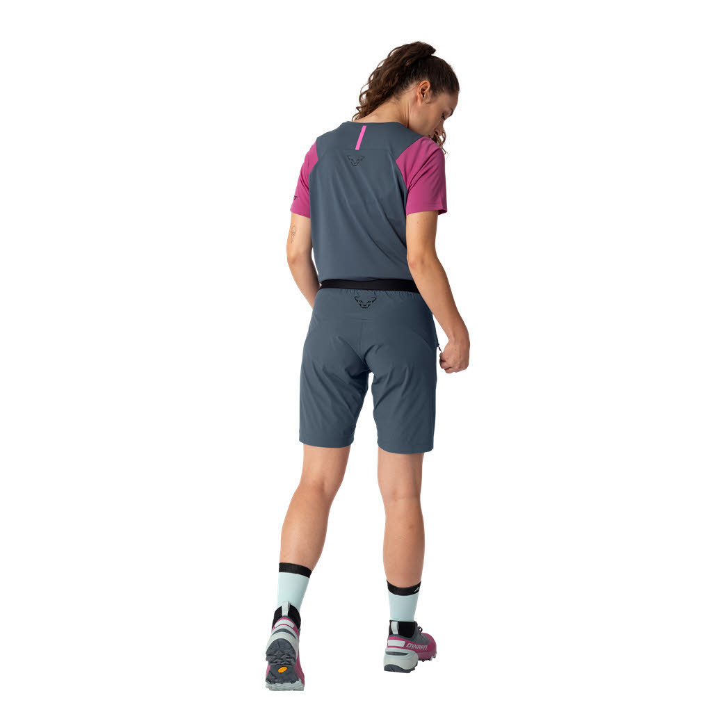 Dynafit Transalper 2 Light Dynastretch Damen Wandershorts Trekkingshorts grau