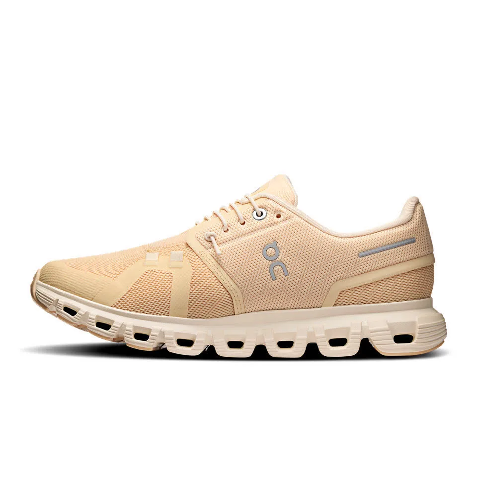 ON CLOUD 6 Damen Sneaker Low sportlich Freizeitschuhe blonde/dew