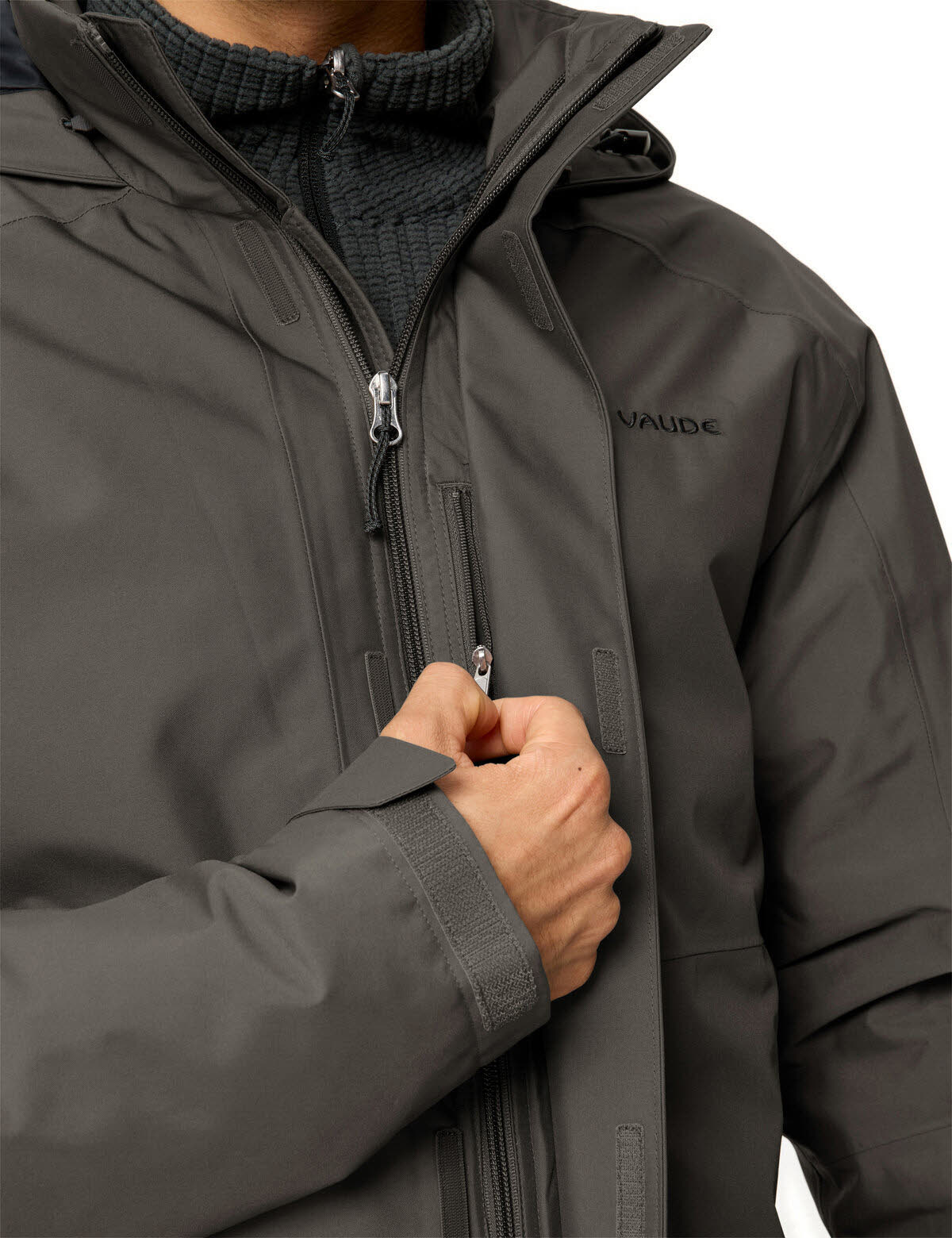 Vaude Idris IV 3in1 Herren Kombijacke Winterjacke Kapuzenjacke deer brown