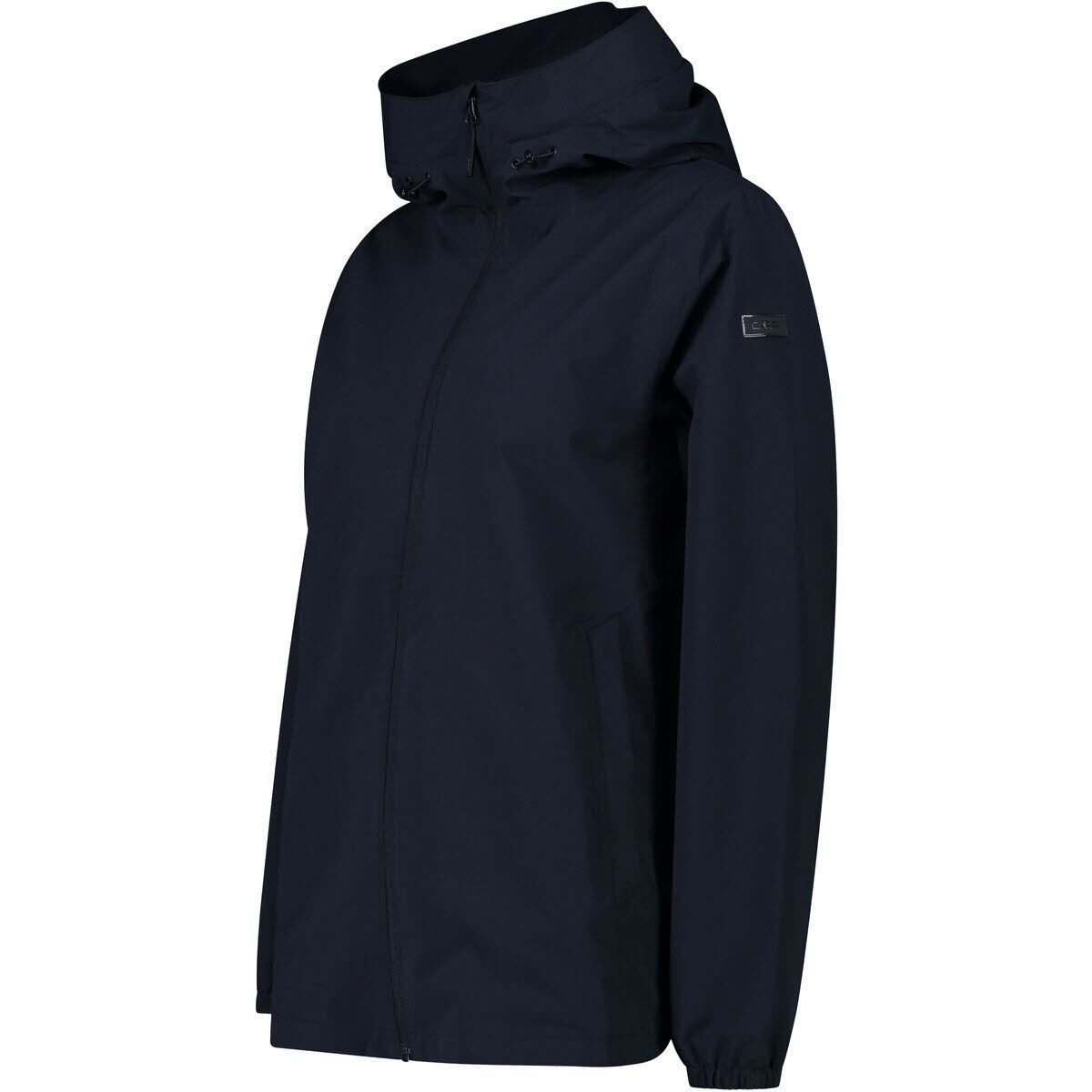 CMP WOMAN JACKET FIX HOOD Damen Regenjacke Outdoorjacke black blue