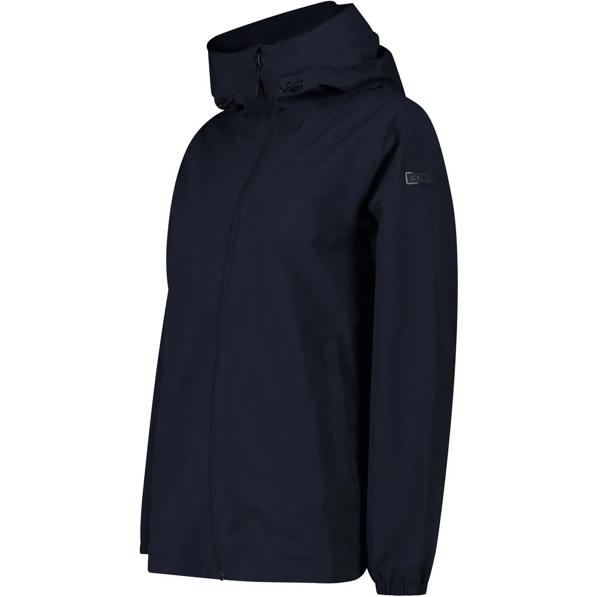 CMP WOMAN JACKET FIX HOOD Damen Regenjacke Outdoorjacke black blue