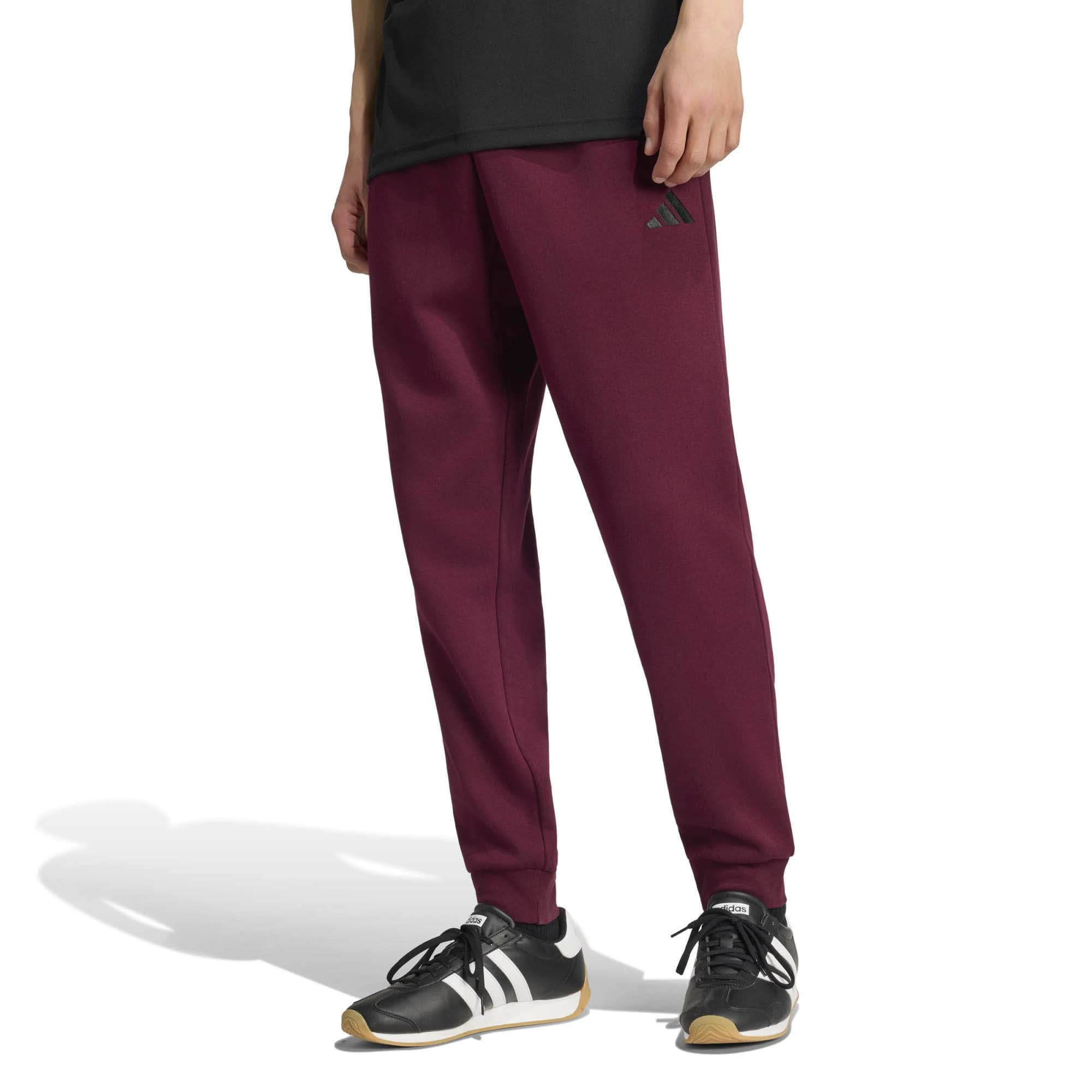 adidas M FEELCOZY PANT Herren Jogginghose weinrot