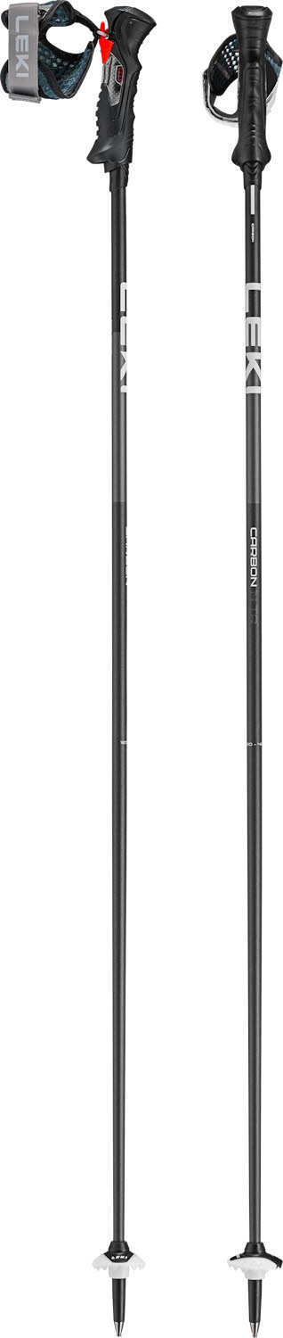 Leki Carbon 14 TR Unisex Skistöcke Ski Poles grau/schwarz