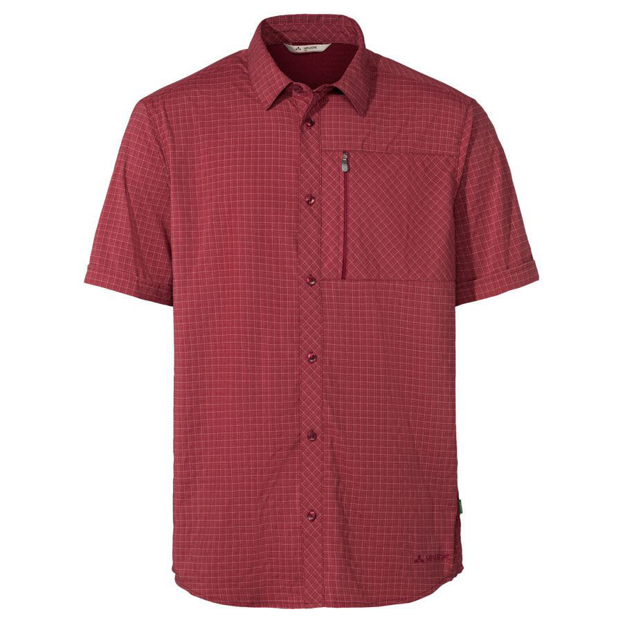 Vaude Seiland IV Herren Shirt Hemd Karohemd rot