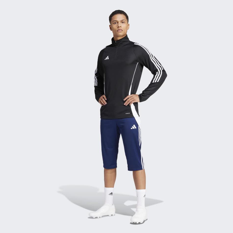 adidas Tiro 24 Herren 3/4 - Sporthose blau/weiß