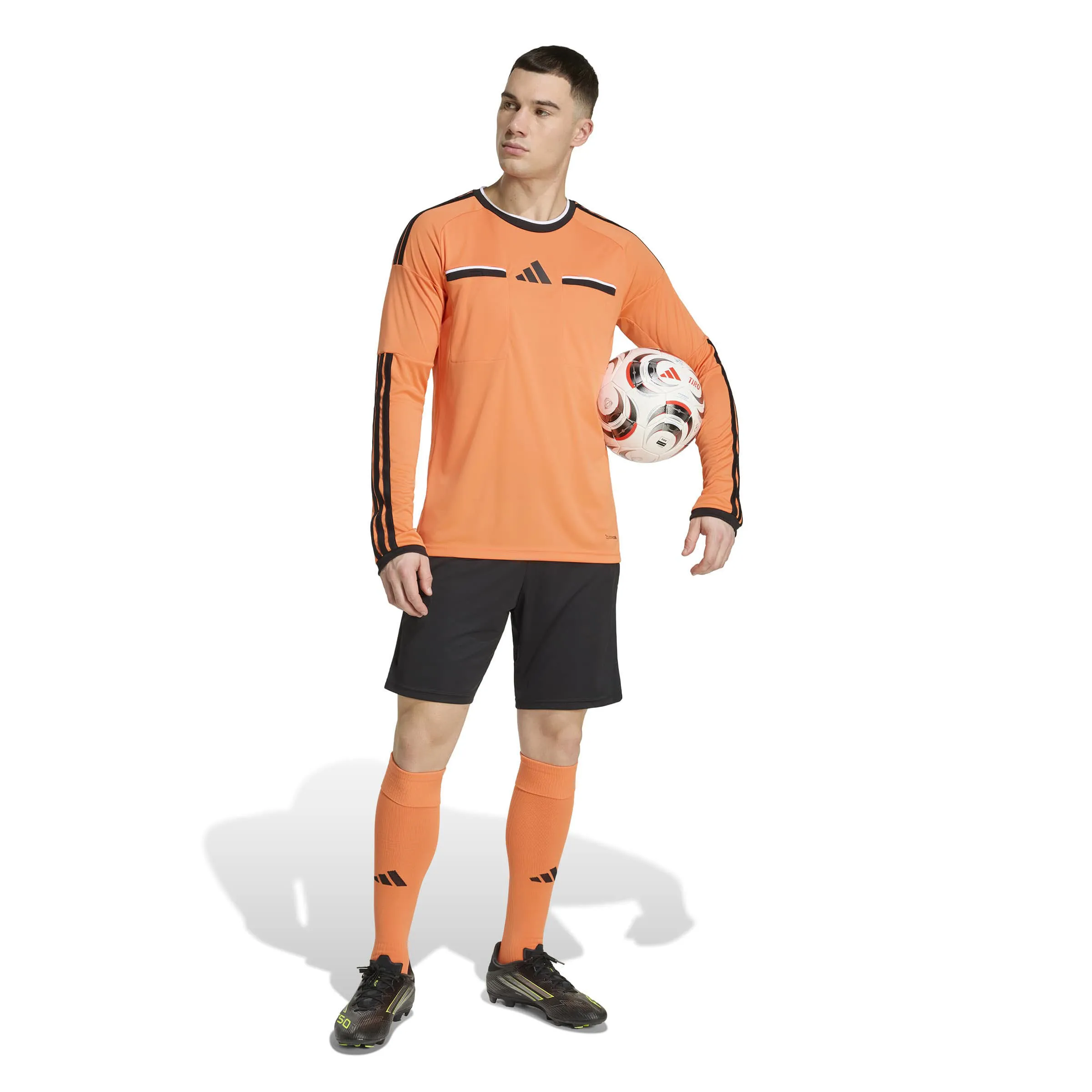 adidas Referee 26 Langarm Jersey Herren Schiedsrichtertrikot trace orange/black