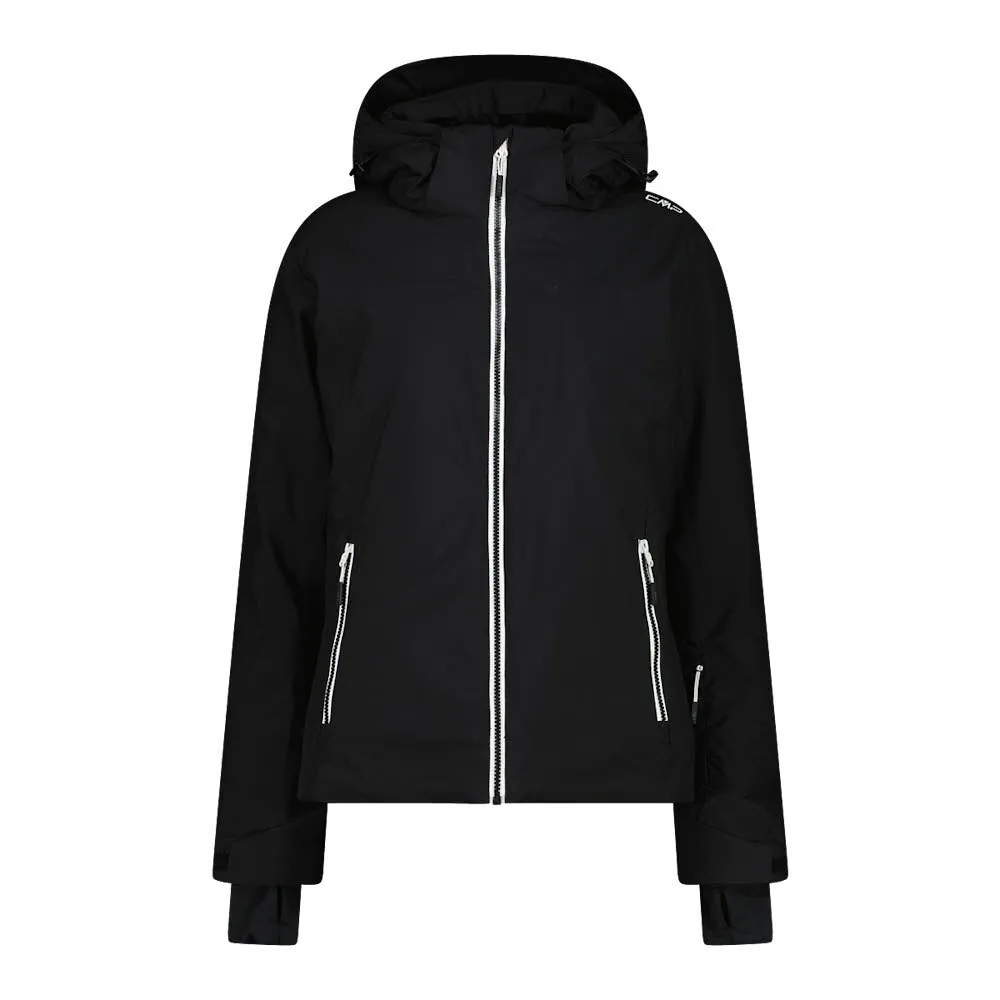 CMP WOMAN JACKET FIX HOOD Damen Skijacke Winterjacke nero