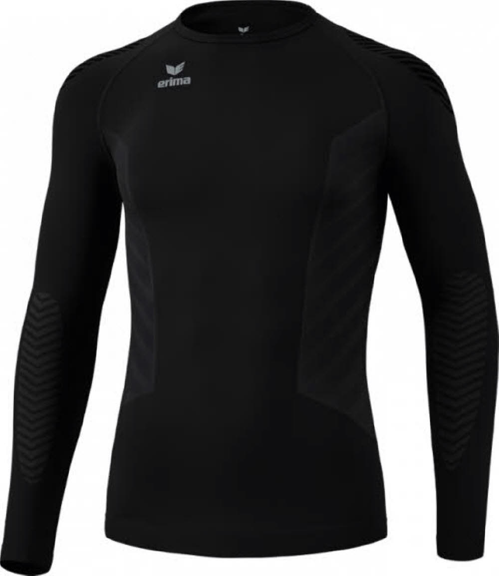 Erima Athletic Longsleeve Kinder unisex Funktionsshirt schwarz NEU