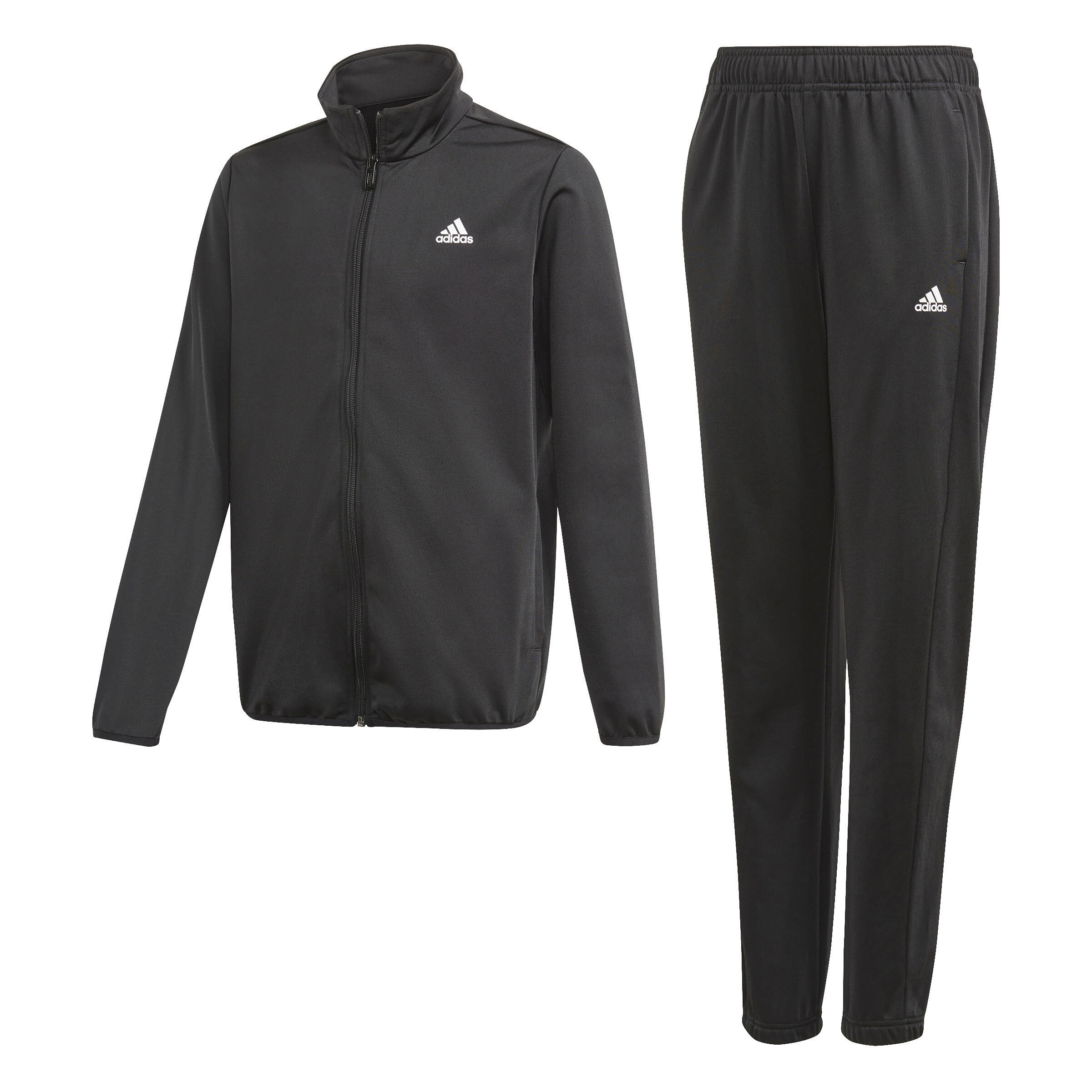 adidas Essentials Jungen Trainingsanzug Jogginganzug schwarz