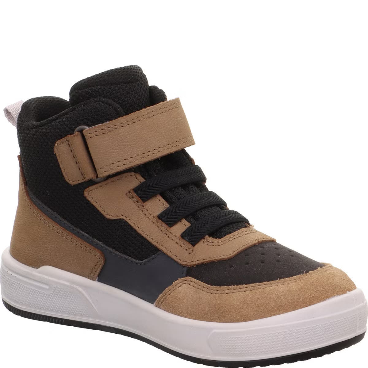 Superfit MAVERICK Kinder Jungen Sneaker High gefüttert braun/schwarz