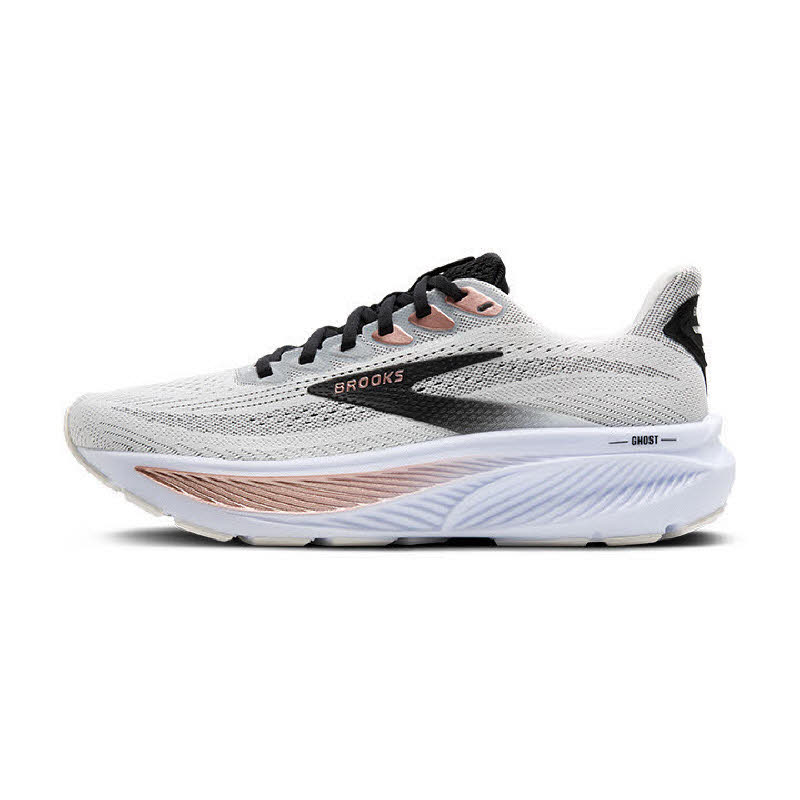 Brooks Ghost 17 Damen Laufschuhe Joggingschuhe white/black/rose gold