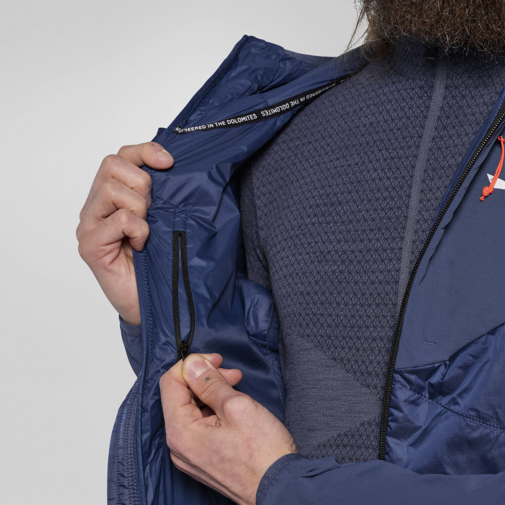 SALEWA Ortles Hybrid TirolWool Responsive Wanderjacke Herren blau