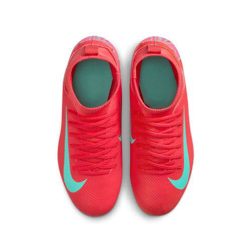 Nike JR Superfly 10 Club Fg/Mg Fußballschuhe Kinder orangerot