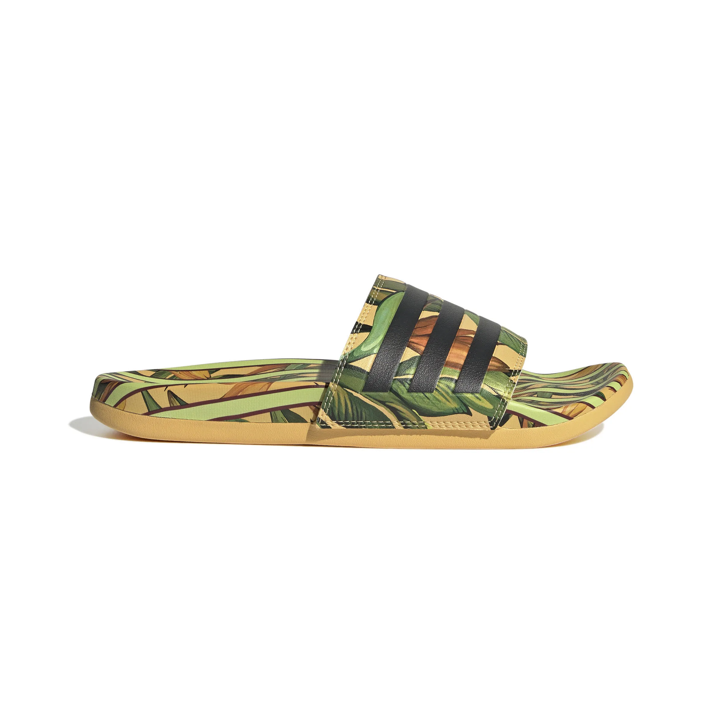 adidas Adilette Comfort Badeschuhe Damen grün gelb