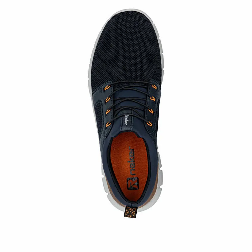 Rieker Herren Slipper blau