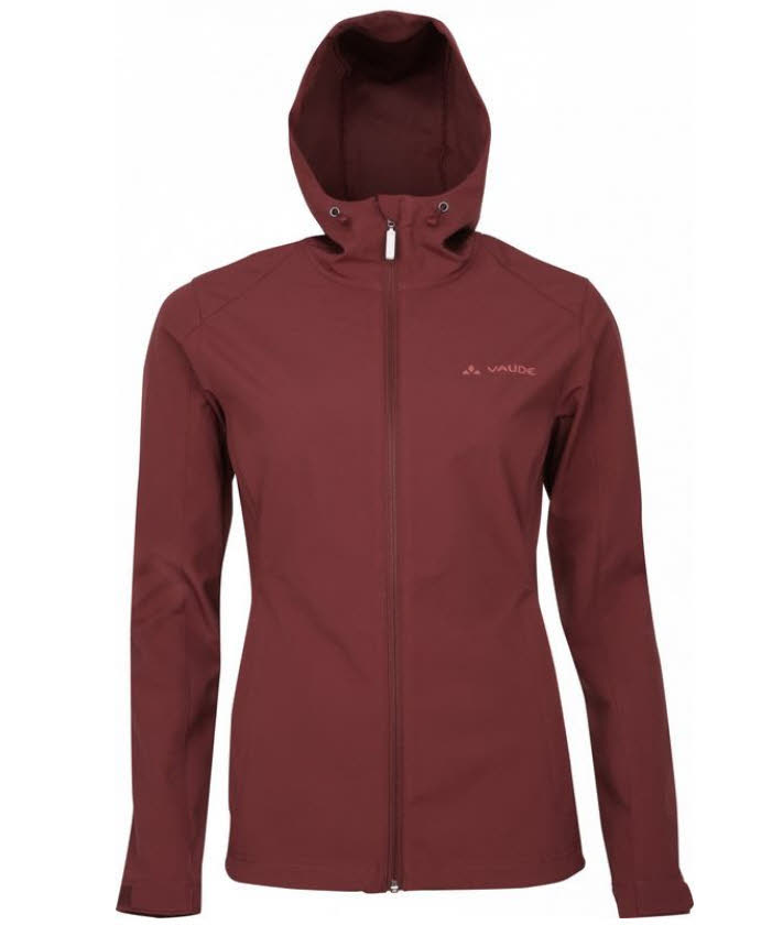 Vaude Ragga Hoody Jacket Damen Softshelljacke Funktionsjacke dark cherry