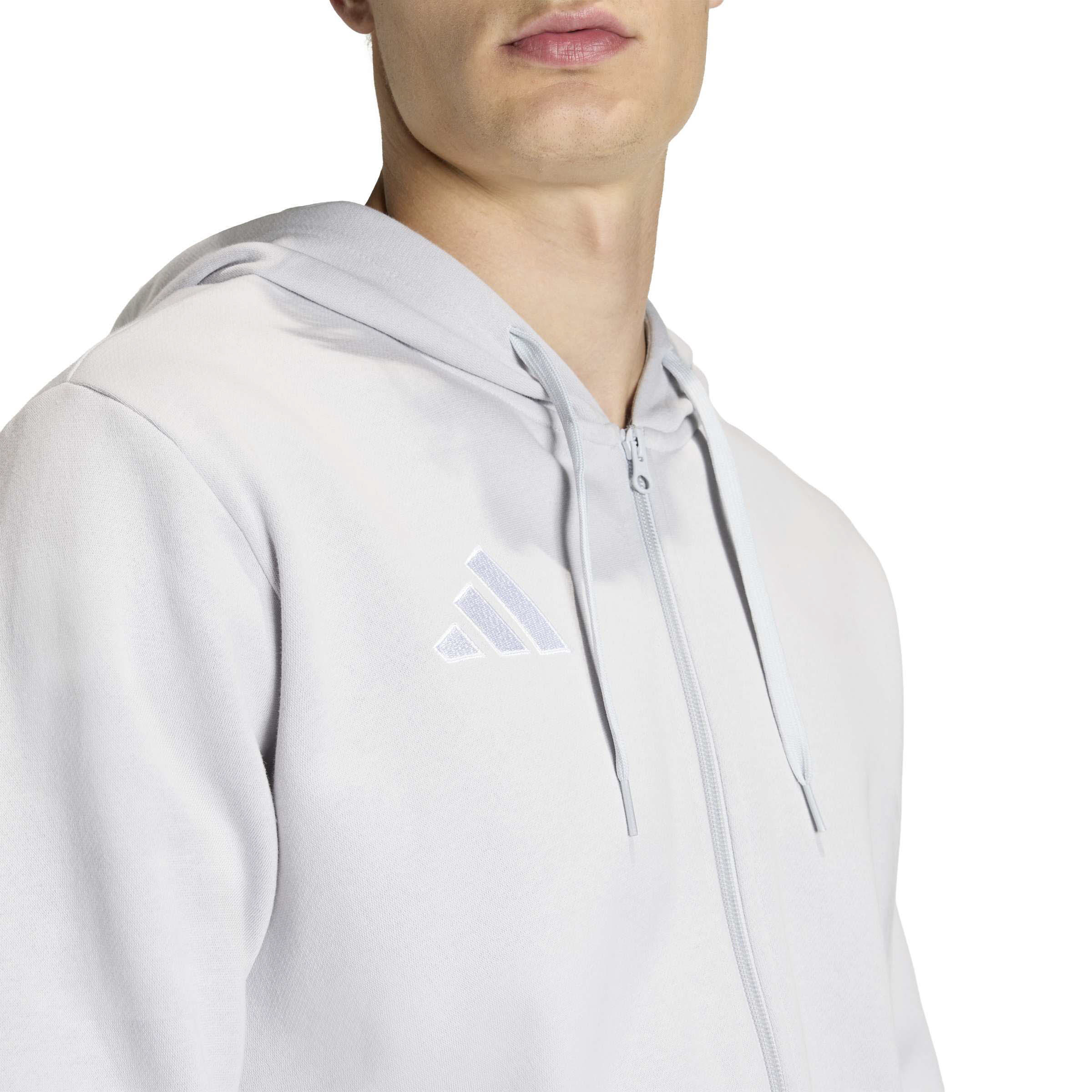adidas Entrada26 Kapuzenjacke Herren grau