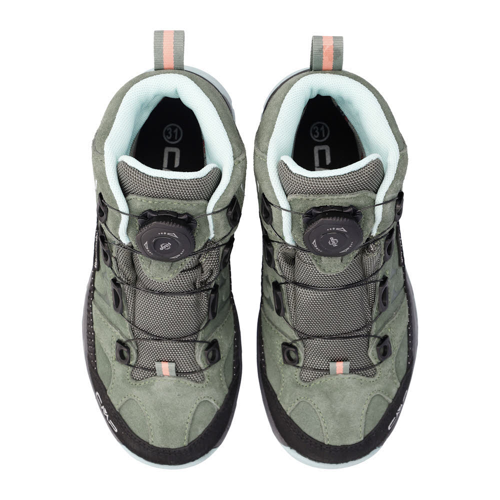 CMP KIDS KIRUNA MID FITGO WP Kinder Wanderschuhe Mid musk/jade