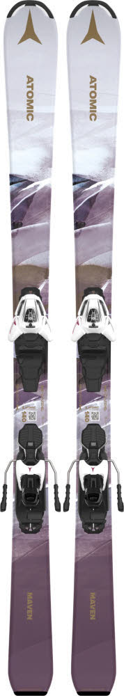 Atomic MAVEN GIRL 130-150 + L 6 GW Mädchen Ski Einsteiger 25/26 weiß