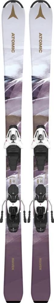 Atomic MAVEN GIRL 130-150 + L 6 GW Mädchen Ski Einsteiger 25/26 weiß