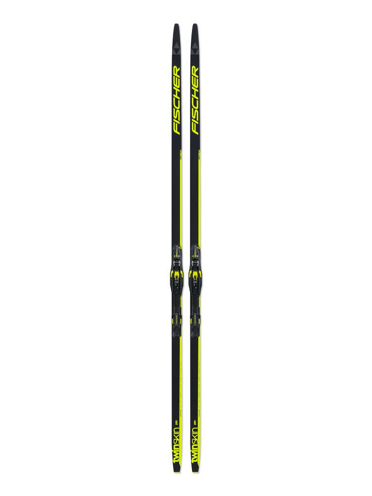 Fischer TWIN SKIN PRO STIFF Classic Langlaufski Einsteiger 25/26 schwarz