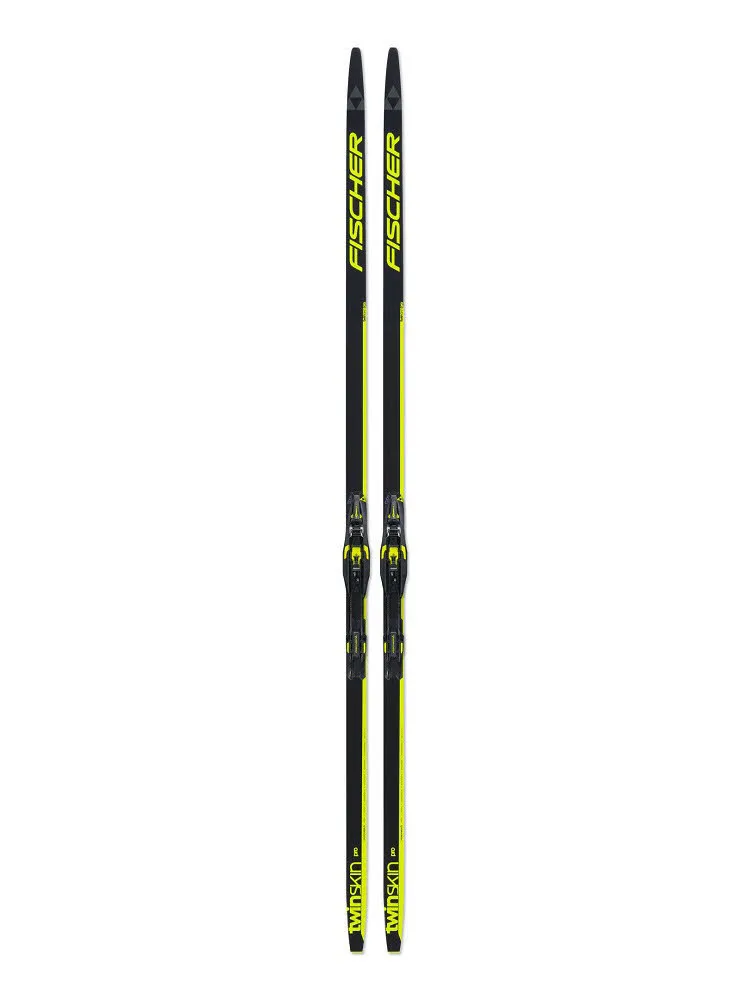 Fischer TWIN SKIN PRO STIFF Classic Langlaufski Einsteiger 25/26 schwarz