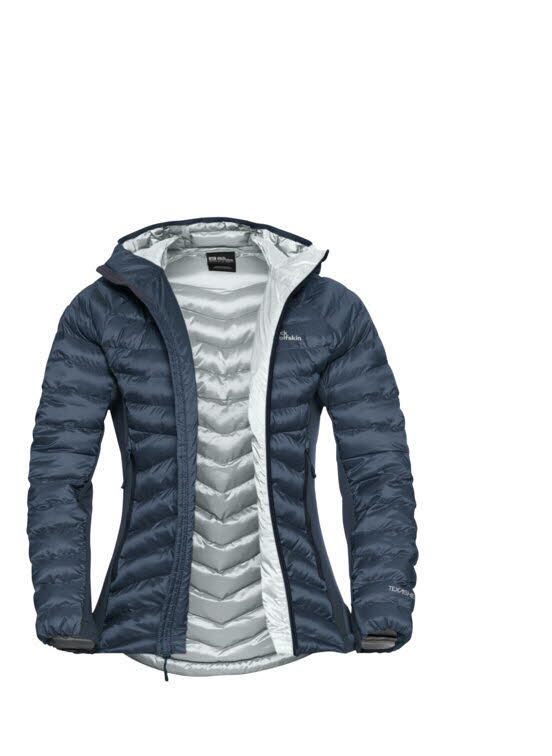 Jack Wolfsskin Routeburn Pro Ins Damen Isolationsjacke Jacke blau