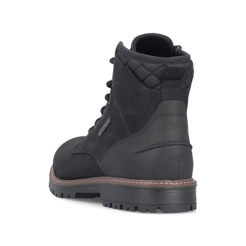 Rieker Herren Kurzstiefel Schnürstiefel schwarz