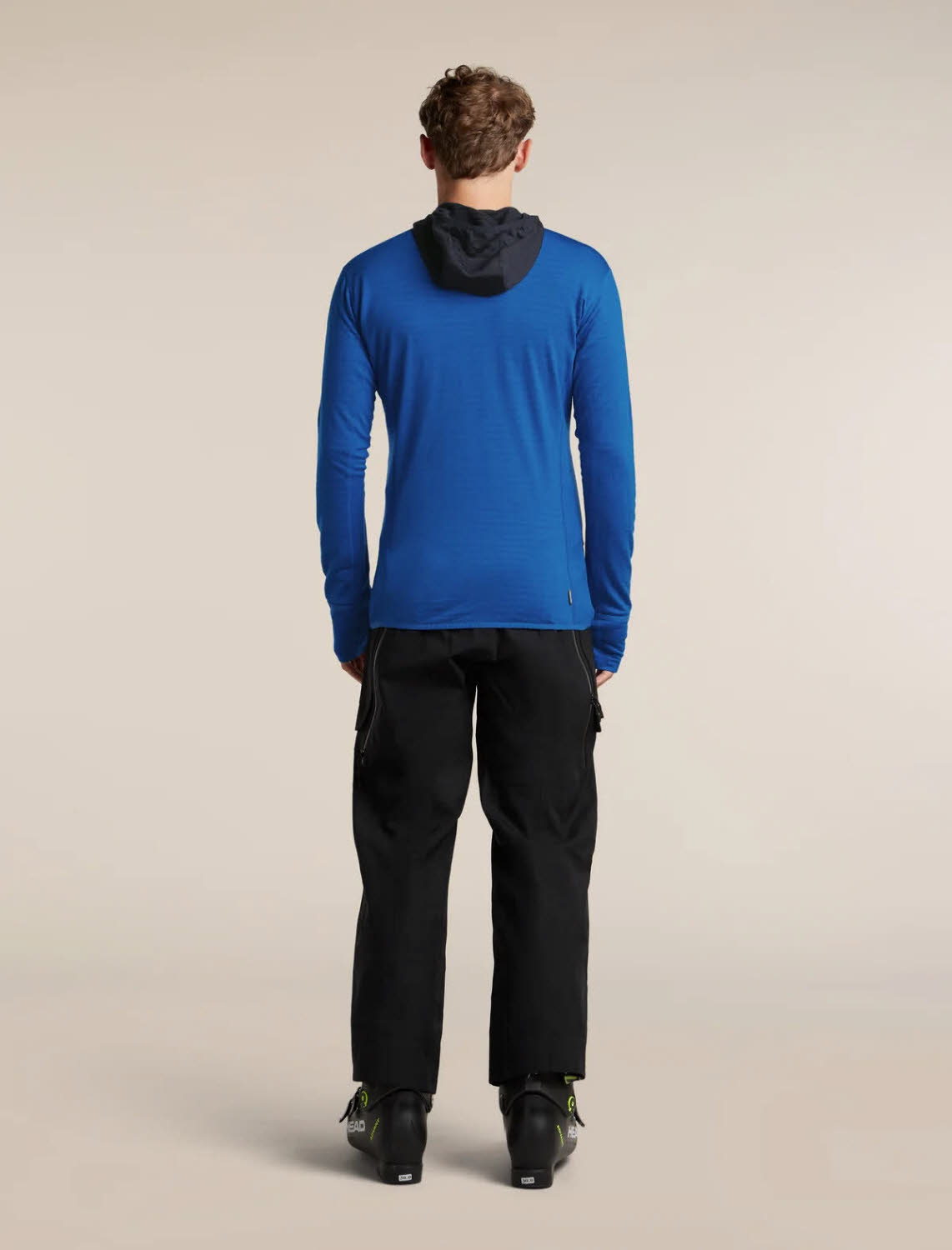 ICEBREAKER HE MER 300 RF DESCENT LS ZIP HOODY Herren Skirolli blau/midnight navy