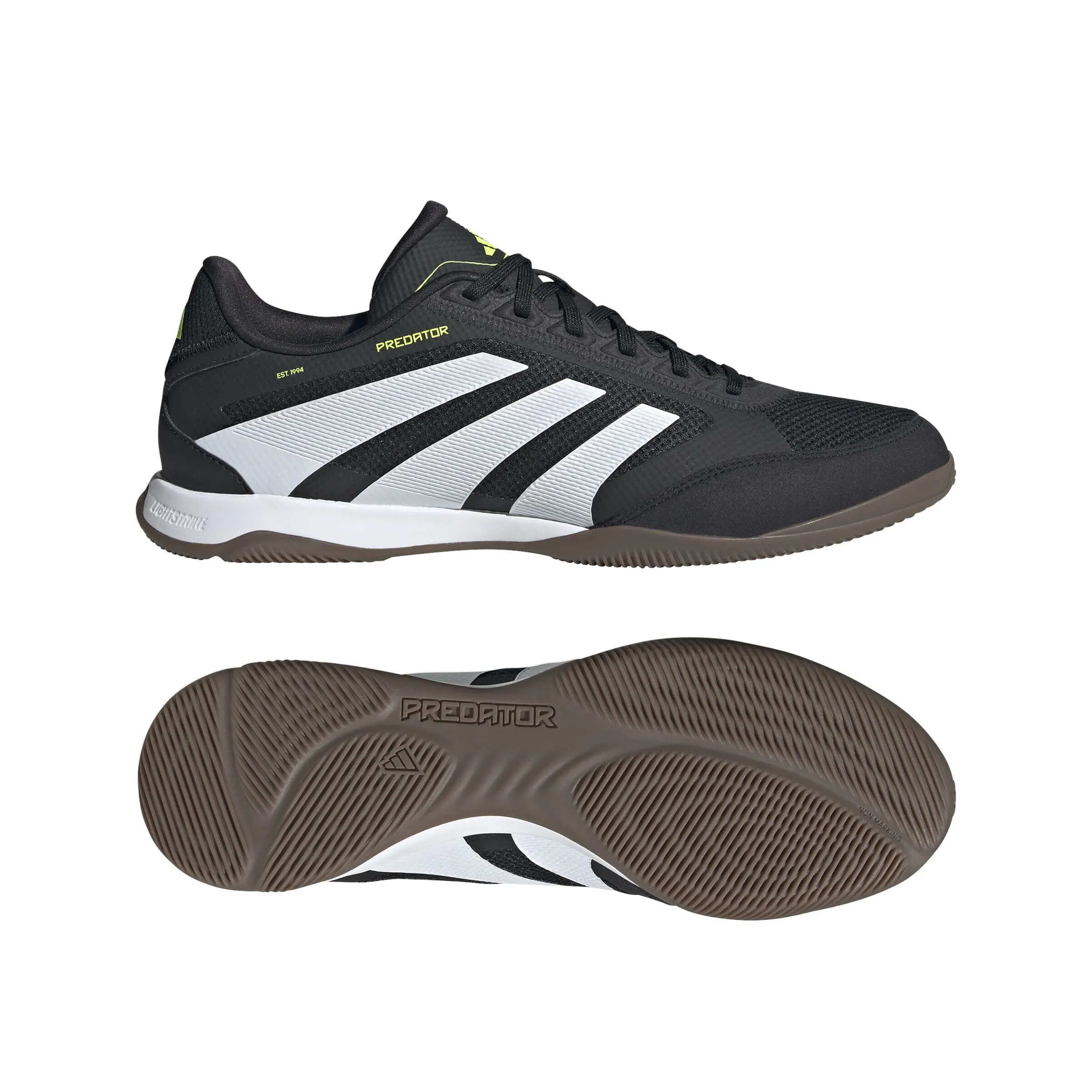adidas PREDATOR LEAGUE IN Unisex Fußballschuhe Hallenschuhe cblack/ftwwht/luclem
