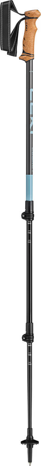 Leki Legacy Unisex Wanderstöcke verstellbar (110-145cm) blau/grau