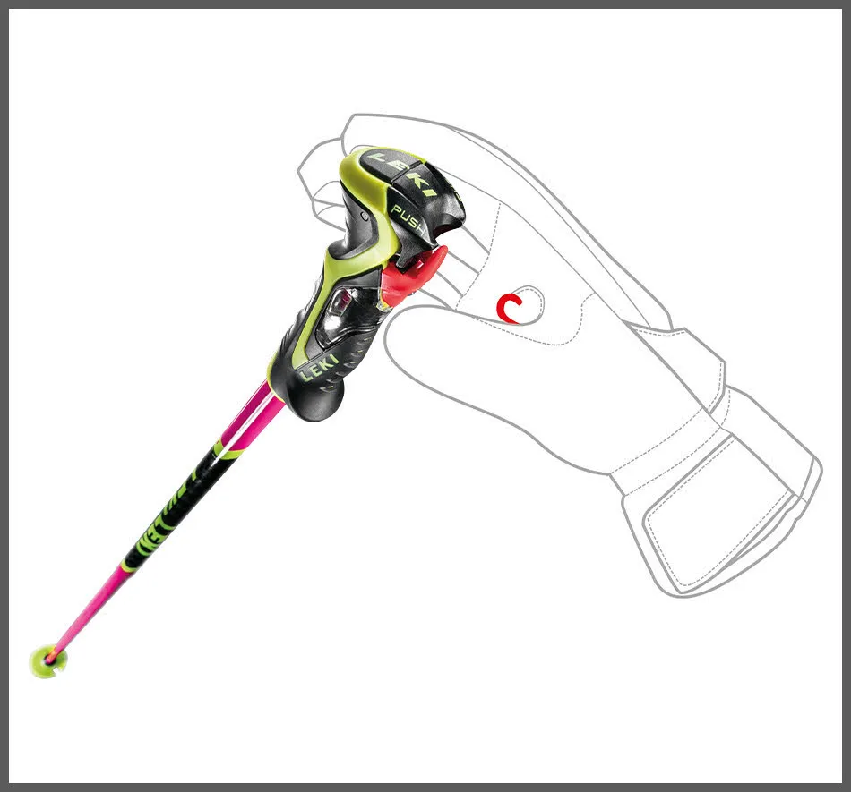 Leki WCR TBS SL 3D Damen Skistöcke Ski Poles pink