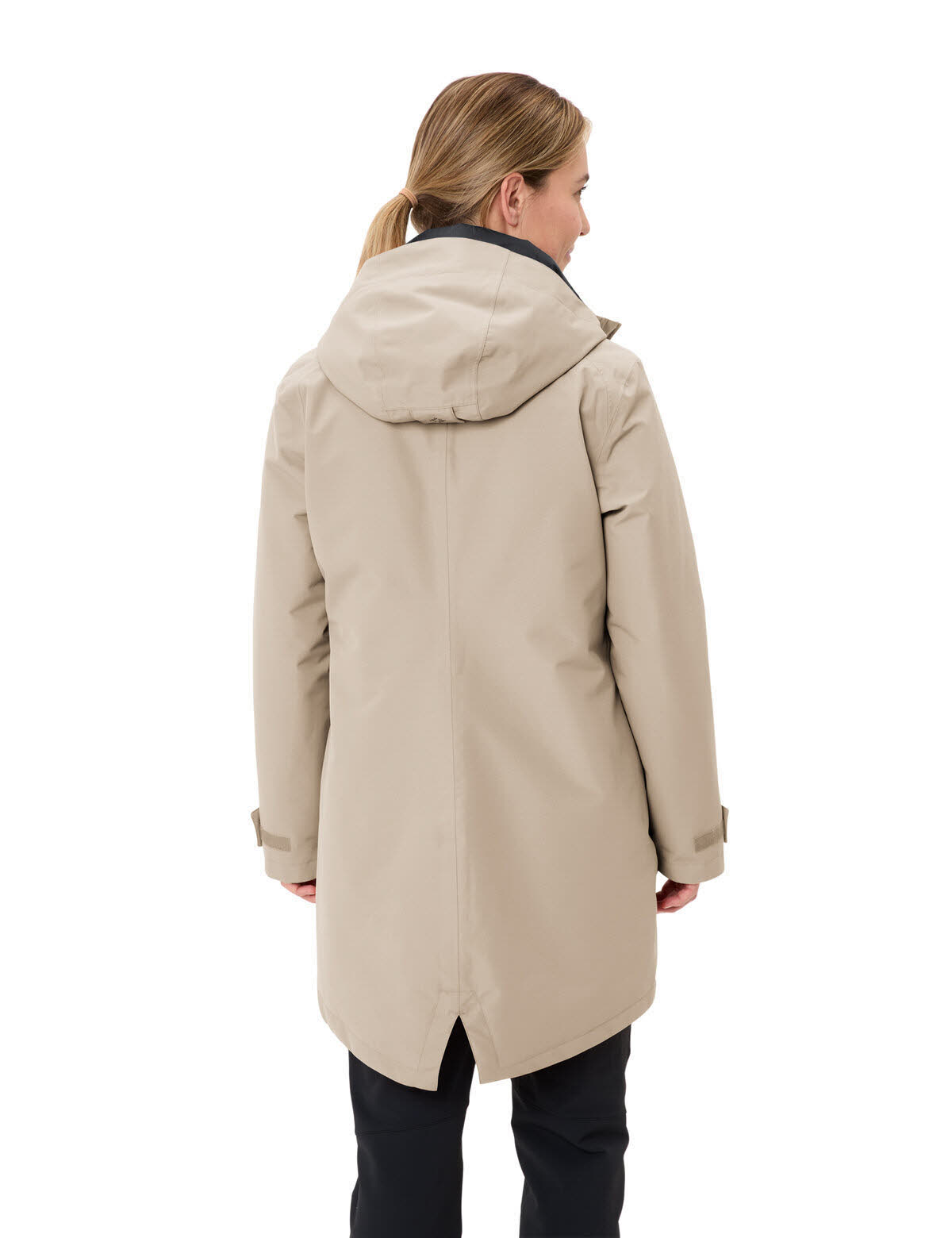 Vaude Skomer Freizeitmantel Parka Damen beige