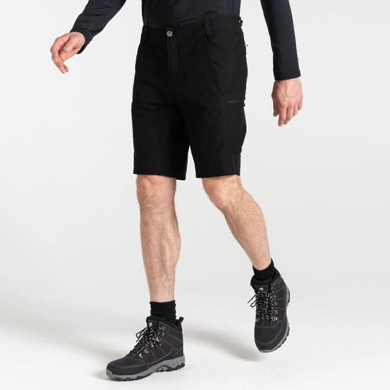 Dare2B Tuned in II Herren Wandershorts Walkingshorts schwarz