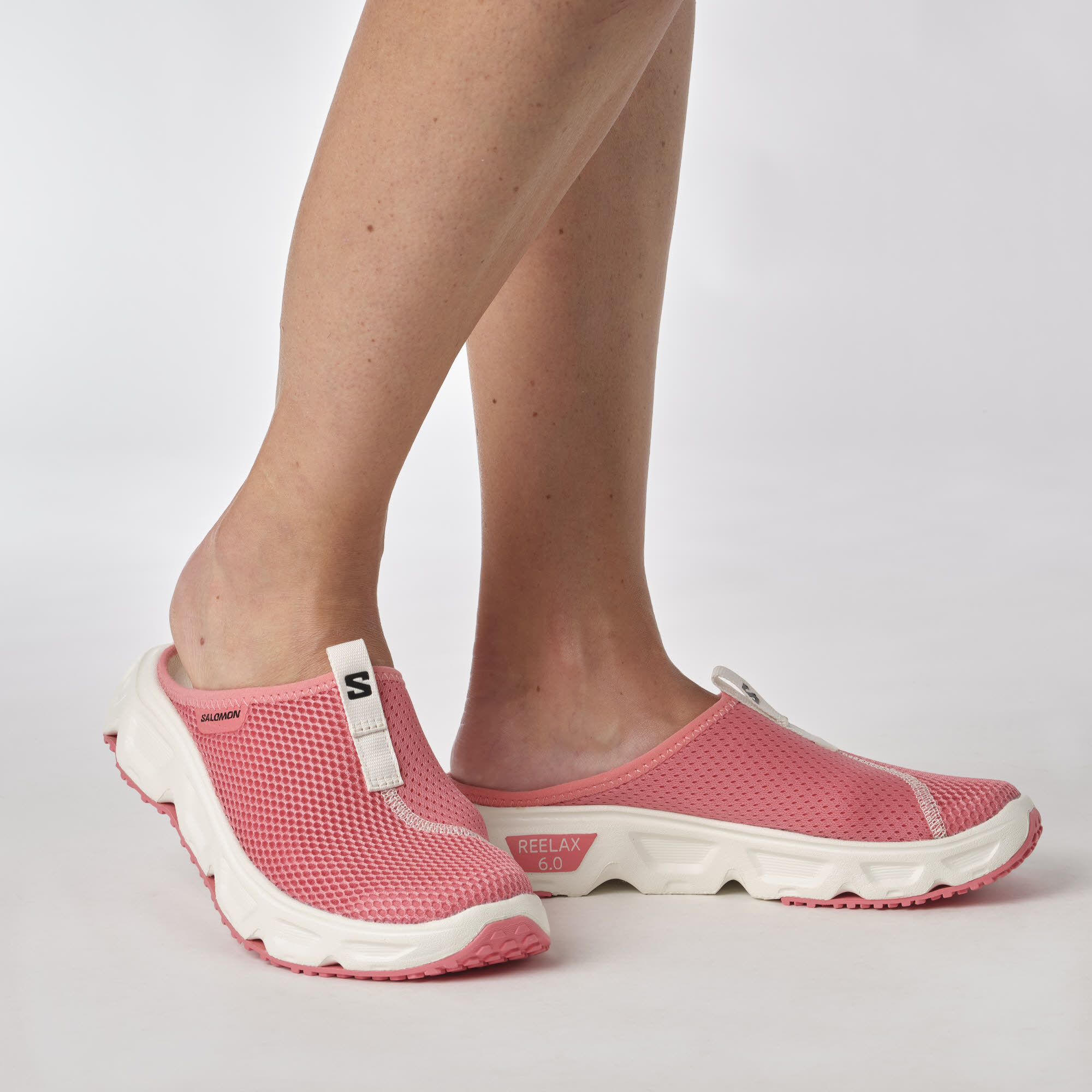 Salomon REELAX SLIDE 6.0 Freizeitschuhe Badeschuhe rosa Damen