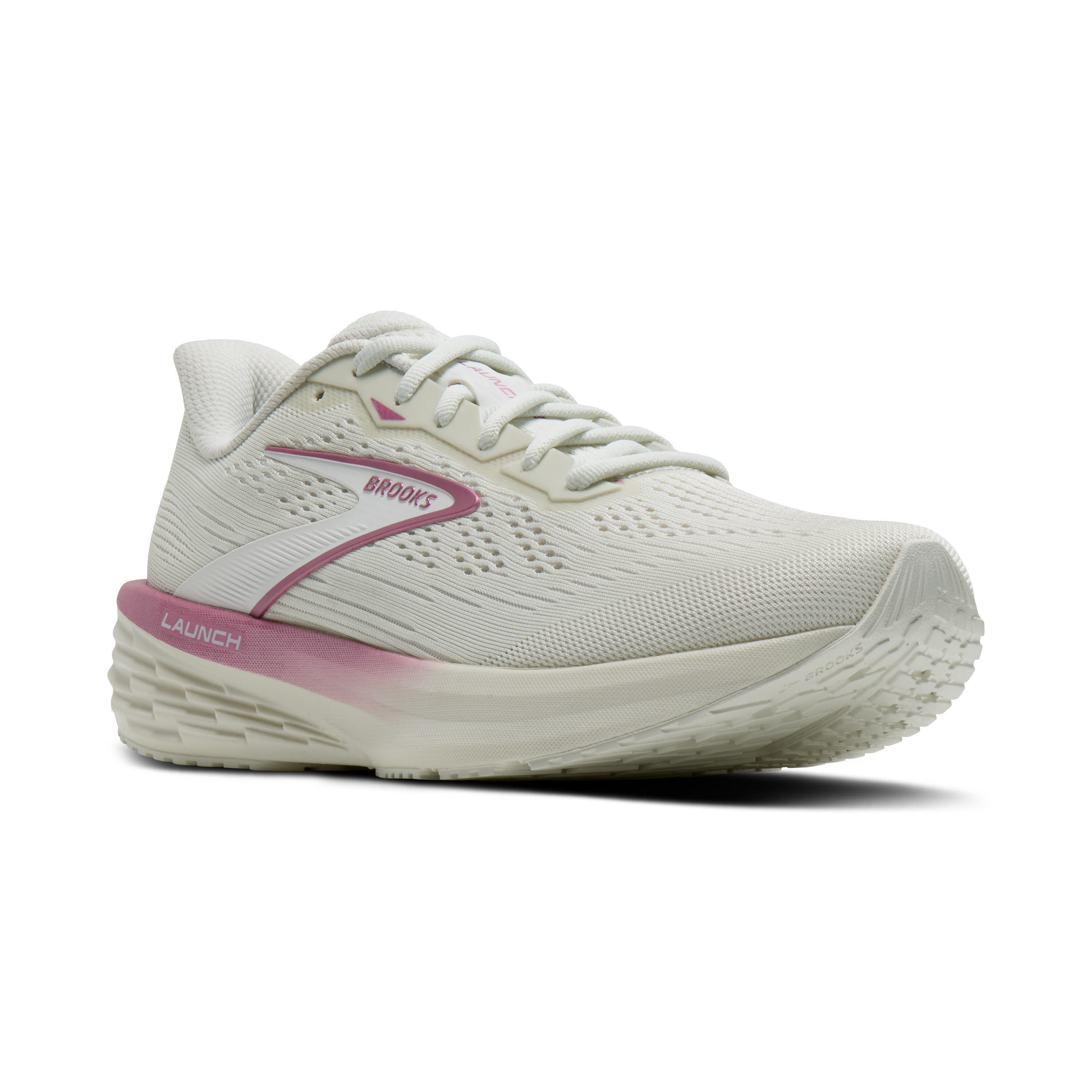 Brooks Launch 12 Laufschuhe Damen weiß/pink