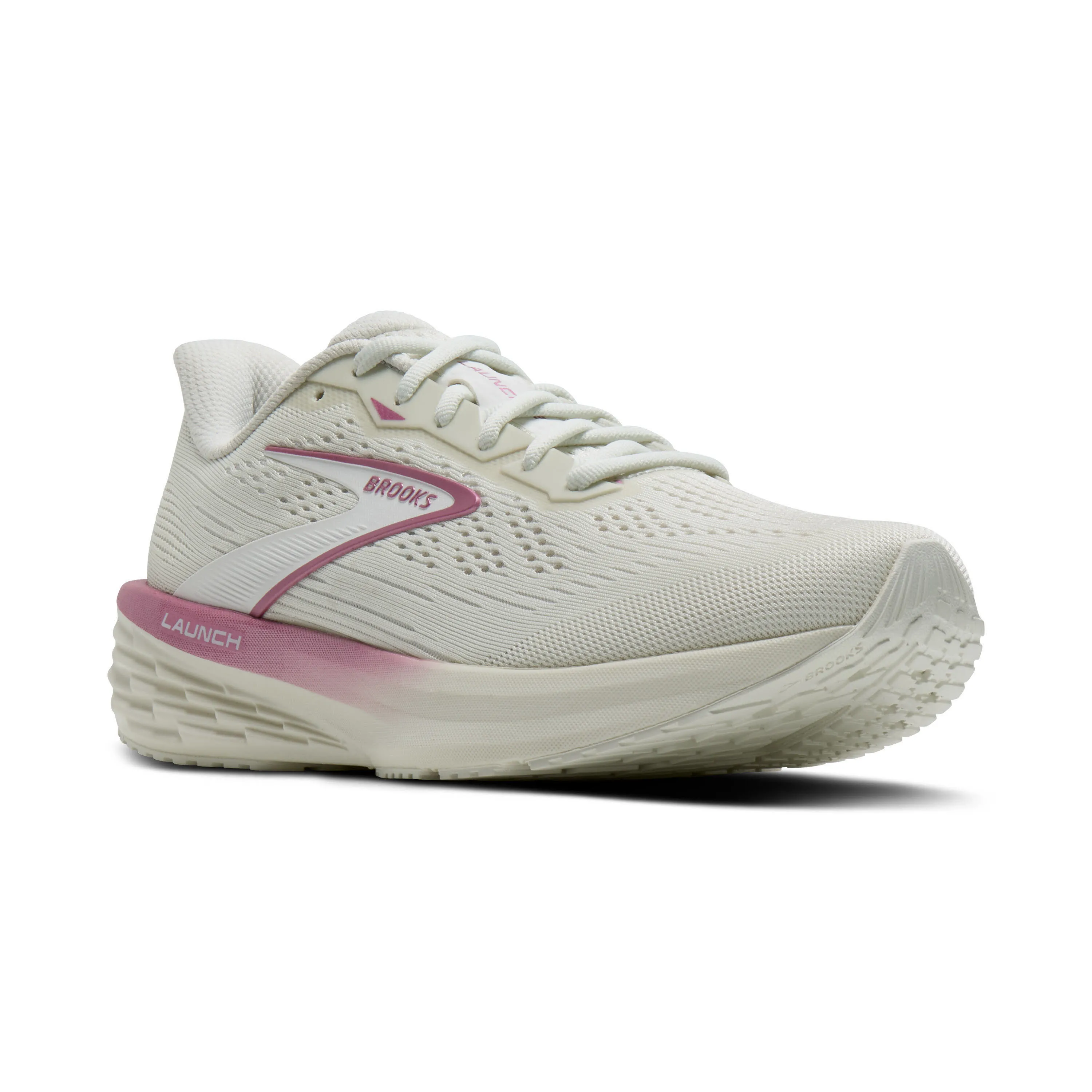 Brooks Launch 12 Laufschuhe Damen weiß/pink